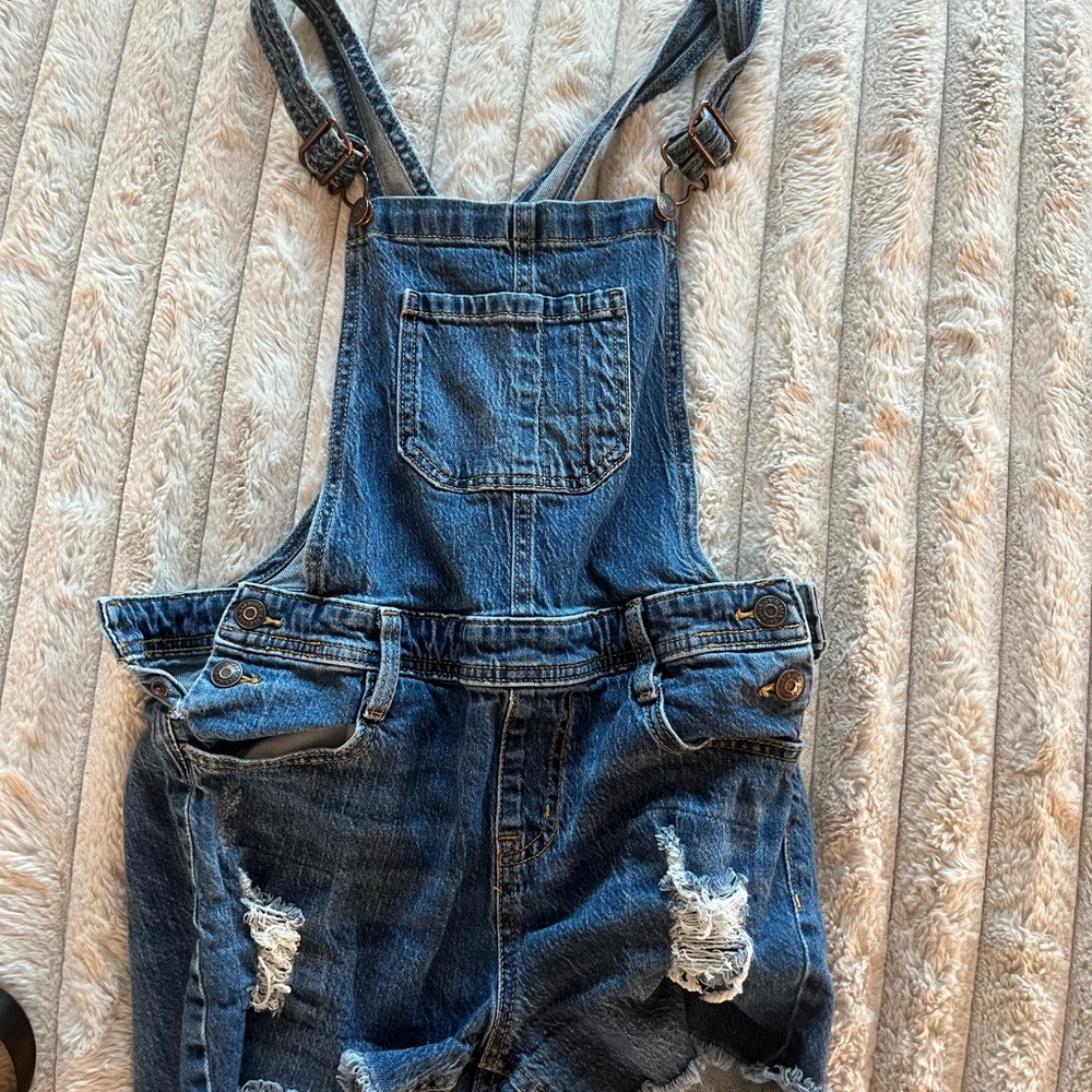 Cat & Jack Blue Denim Shortall